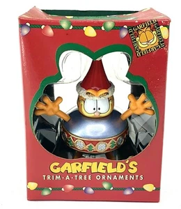 1996 NOS Garfield in a Christmas Ornament Paws Trim-A-Tree - Picture 1 of 7