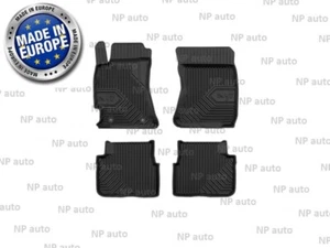 NEW LHD BLACK RUBBER FLOOR MATS LINERS ALL WEATHER FOR SUBARU FORESTER 2008-2013 - Foto 1 di 4