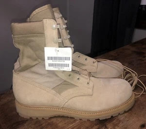 US Army Combat Boots Hot Weather Men's Size 13. 5 Wide Vibram Soles New Unissued - Picture 1 of 7