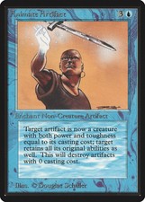 Animate Artifact Beta NM Blue Uncommon MAGIC THE GATHERING MTG CARD ABUGames