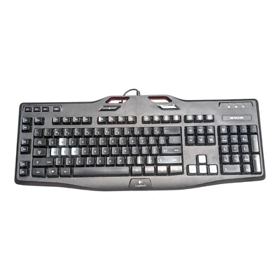 LOGITECH G105 GAMING KEYBOARD Black/Red MECHANICAL TESTED GREAT CONDITION - Image 1 of 4
