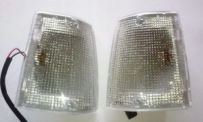 MAZDA P/U B2000 B2200 MODELO 1986 94 LUZES DE CANTO DIANTEIRAS PAR BRANCO ESQUERDA DIREITA - Imagem 1 de 3