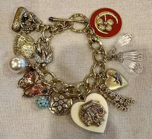 PULSERA CON DIJE PREFIJADO JUICY COUTURE VINTAGE MUY RARA MUY BUENA CONDICIÓN - Imagen 1 de 5
