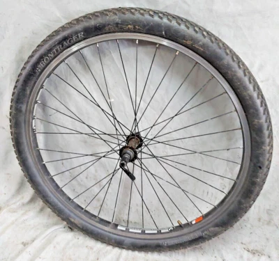 Bontrager AT-550 26" Front MTB Bike Wheel Gold Black OLW100 20mm AV QR Ships USA - Image 1 of 4