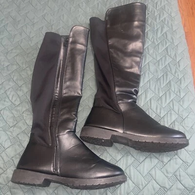 Wanted Shoes Women's Pisa Knee-High Black Boot. Size 10 Shaft 18’ - Image 1 of 4
