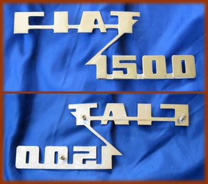 FIAT 1500 SPIDER - SCRITTA LOGO BADGE SCRIPT - Imagen 1 de 1