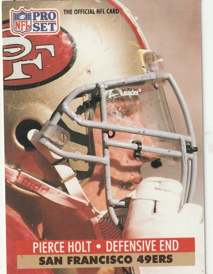 FREE SHIPPING-MINT-1991 Pro Set Pierce Holt #292 49ERS PLUS BONUS CARDS - Image 1 of 1