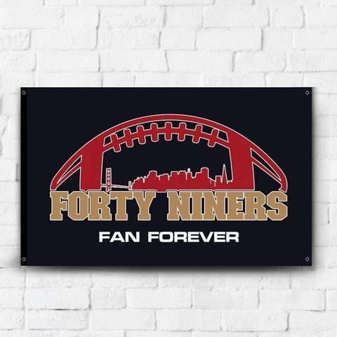 San Francisco 49ers Fans 3x5 ft Flag NFL Football Champions Banner Gift Cover