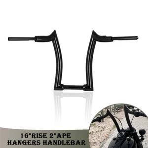 16'' Rise 2" Ape Hanger Handlebar Fit For Harley V-Rod Muscle - Picture 1 of 16