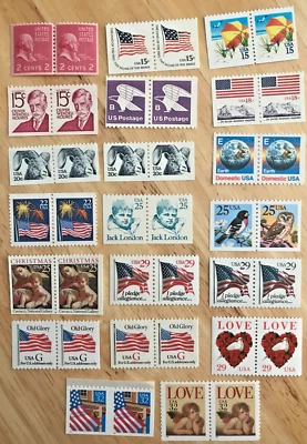 20 U.S. BOOKLET PAIRS OF MNH DEFINITIVE STAMPS - Image 1 of 4