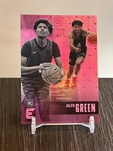 2021 NBA Panini Chronicles Essentials Draft Picks Pink JALEN GREEN RC #104