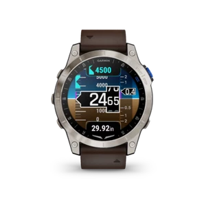 Garmin D2 Mach 1, brązowy skórzany pasek, smartwatch lotniczy GPS (010-02582-54) - Zdjęcie 1 z 6