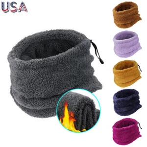 Winter Polar Fleece Cycling Ski Windproof Neck Warmer Gaiter for Cold Weather - Picture 1 of 37
