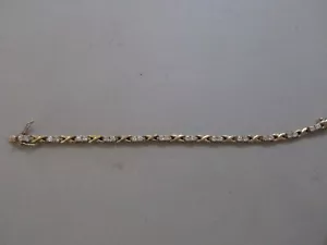 Pulsera vintage de diamantes de imitación Estate - Imagen 1 de 4