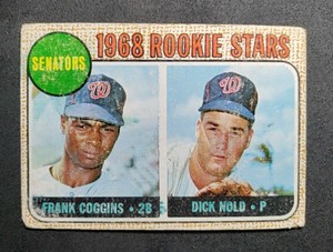 1968 Topps Baseball #96 Rookie Stars Senators - Frank Coggins - Dick Nold 