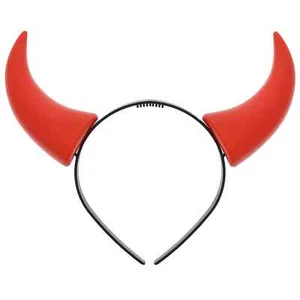 Devil's Horns on Black Aliceband for Halloween/ Hen Parties/ Fancy Dress - Picture 1 of 1