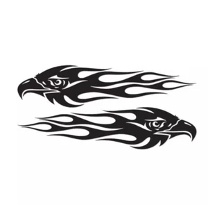 Set Of 2 Tribal Pinstripe Motorcycle Racing JDMVinyl Decal Sticker Truck Car - Picture 1 of 3