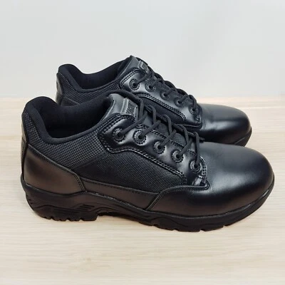 MAGNUM Hombres Talla EUR 45 o US 12 Negro Cuero Strikeforce 3.0 Botas Zapatos Foto 1 de 4