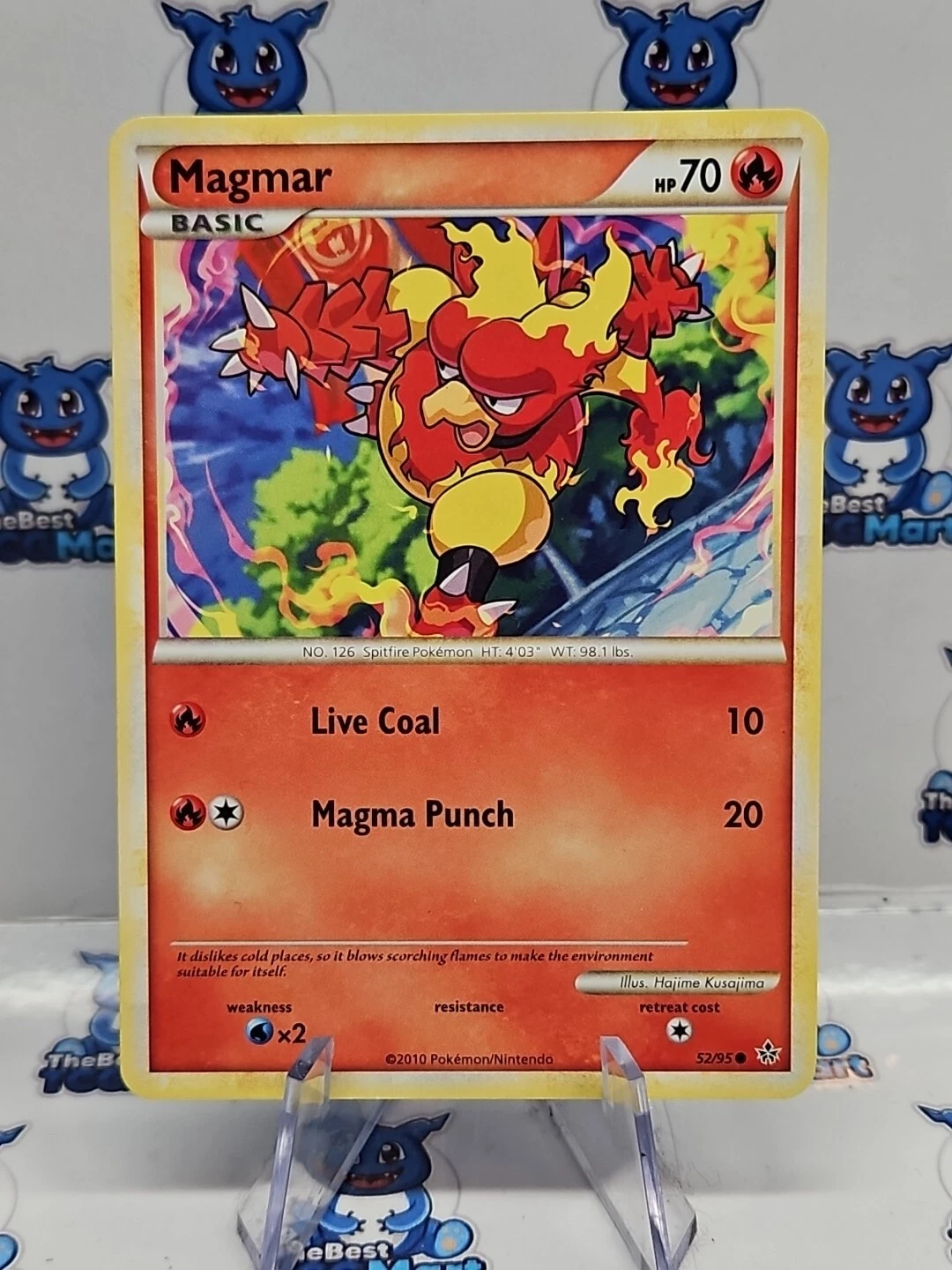 Magmar - 52/95 - Pokemon Unleashed LP