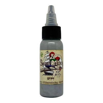 Sailor Jerry Tattoofarbe Grau 30ml Tätowierfarbe Made in GERMANY! Mit Zertifikat - Bild 1 von 4