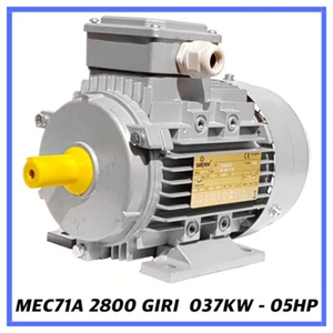 motore elettrico asincrono trifase 2800 giri per compressore mec71a 2 poli 230V - Foto 1 di 4