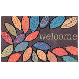 Door Mat, Welcome Mat 17x 30 Inch Front Door Mat Outdoors for Home Entrance O... - Picture 1 of 9