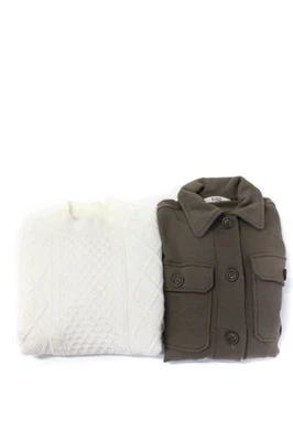 BB Dakota MNG Womens Sweater Tops Shacket Green Size XS M Lot 2 - Image 1 of 4