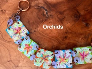 Handmade Flower Link Plastic Bracelet - Picture 1 of 76