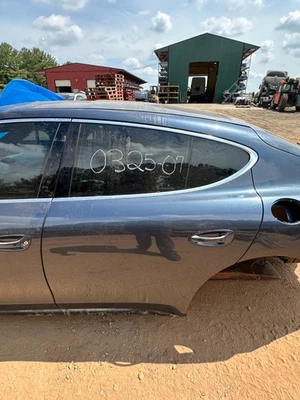 2010-2016 PORSCHE PANAMERA REAR LEFT SIDE DOOR SHELL PANEL BLUE OEM - Image 1 of 2