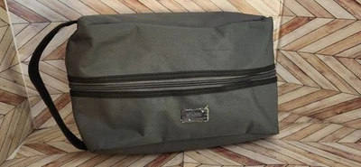 Men Hugo Boss Perfume GWP Toiletry Bag Shaving Kit Travel Pouch DOPP Gray - Image 1 of 3