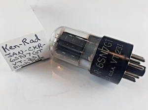 Ken-Rad JAN-CKR-6SN7GT VT-231 - 6SN7 - Tested & Guaranteed - Fast Shipping - Picture 1 of 14