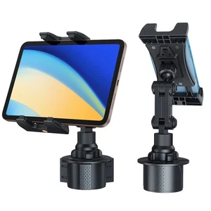 Car Mount Car Cup Holder Phone Stand For 4.7-12.9" IPhone IPad Tablet Universal - Picture 1 of 9