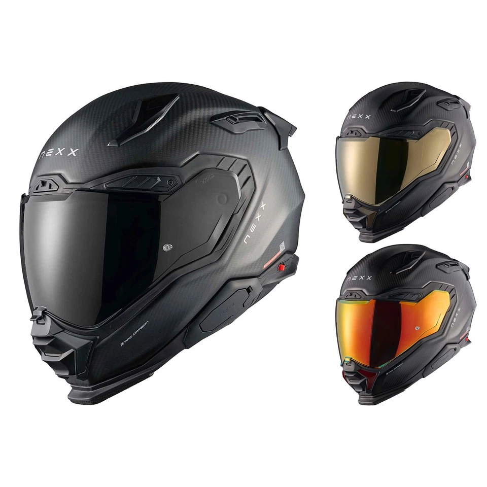 Nexx Motorrad Helm X.WST3 Zero Pro Carbon Integralhelm mit Sonnenblende - Bild 1 von 1