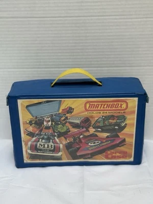 VINTAGE 1976 MATCHBOX CARRY CASE W/ INSERTS HOLDS 24 Models Cars - Image 1 of 4