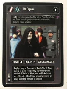Star Wars CCG Decipher Reflections II 2 The Emperor Premium SWCCG TCG 2000 - Bild 1 von 2