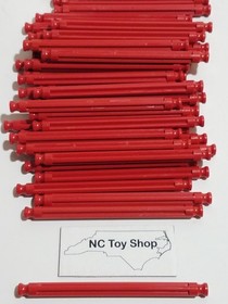 100 K'NEX Rare Red Rods 3.44" (Yellow Size) Standard Parts KNEX