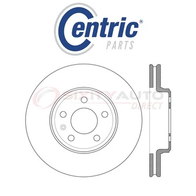 Centric C-TEK Disc Brake Rotor for 2014-2017 Volkswagen Polo 1.2L 1.4L 1.6L gq Foto 1 de 4