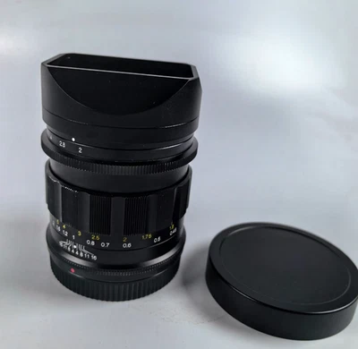 Metal Lens Hood with Cap For Voigtlander 40mm F1.2 APO50mm F2 (Nikon Z Mount)