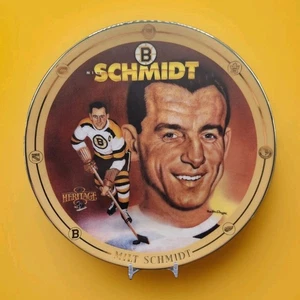 Milt Schmidt Vintage Legends of Hockey's Golden Era Plate 11 Bradford Exchange - Picture 1 of 4