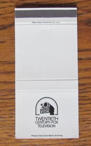 20th CENTURY-FOX TELEVISION STATION MATCHBOOK COVER: LOS ANGELES MATCHCOVER -A14 - Picture 1 of 1