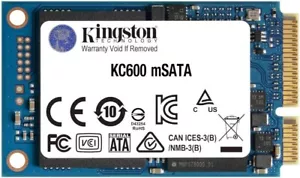 Kingston KC600 512GB mSATA Solid State Drive (3D TLC) SKC600MS/512GB SSD - Picture 1 of 3