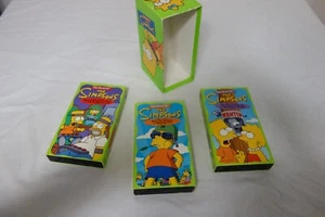 The Best of The Simpsons 1997 VHS Boxed Set 1 Volumes 1, 2 & 3 - Picture 1 of 3