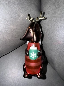HOLIDAY Christmas DACHSHUND SCENT CONTROL WALLFLOWER PLUG Bath & Body Works EUC - Picture 1 of 1