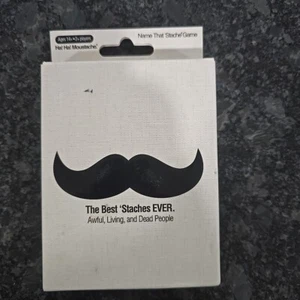 Ha! Ha! Moustache Card Game The Best Staches Ever! Awful Living And Dead People - Picture 1 of 16