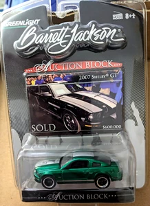 Greenlight Green Machine - Barrett-Jackson - Auction Block 2007 ShelbyGT - Rare! - Picture 1 of 4