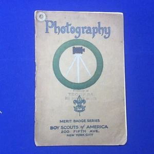 Folleto insignia mérito fotografía Boy Scout 1927 2410C1 - Imagen 1 de 7