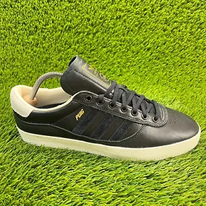 Adidas Puig Indoor Mens Size 10 Athletic Skateboarding Black Shoes Sneakers - Picture 1 of 10