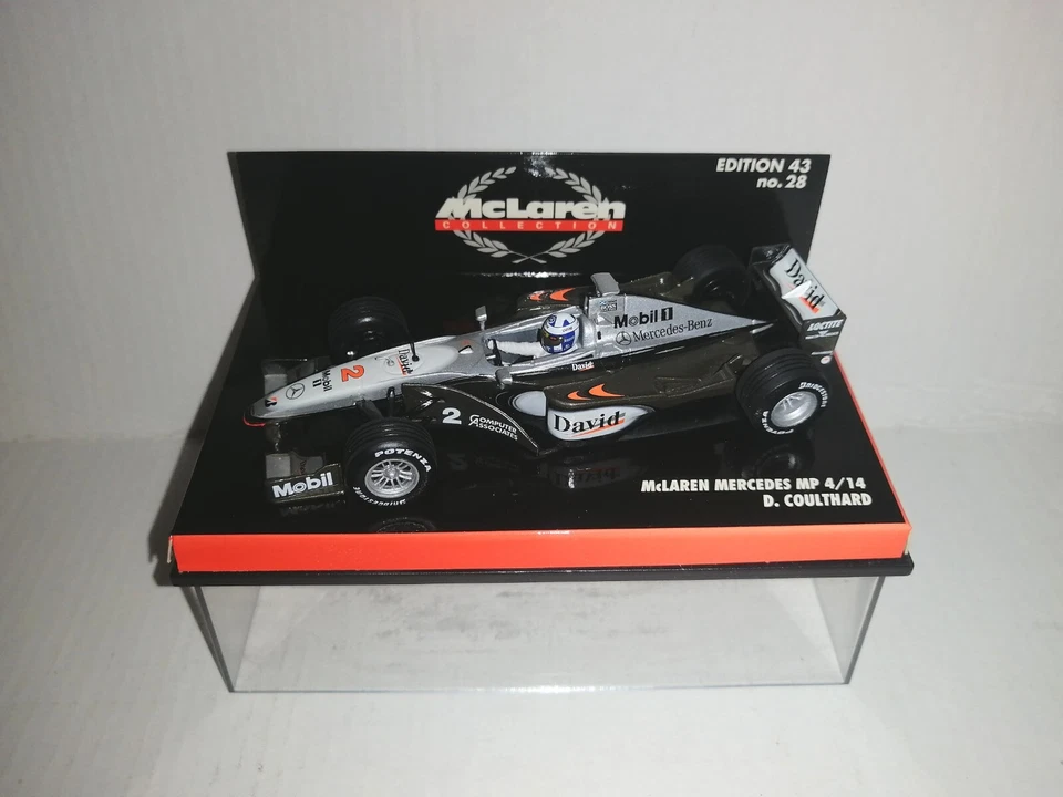McLAREN MERCEDES MP4/14 D.COULTHARD MINICHAMPS 1/43 ref.530 994302 - Immagine 1 di 1