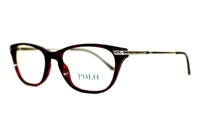 NOVO POLO RALPH LAUREN PH2135 5533 VERMELHO HAVANA ÓCULOS AUTÊNTICO RX 51-17-140 - Imagem 1 de 4