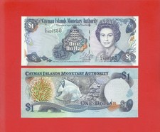 Cayman Islands 2001 $1 C/4 pick #26c Queen Elizabeth